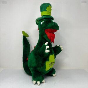 18" Jameson Premium Irish Whiskey Dinosaur Plush Promotional Display Godzilla